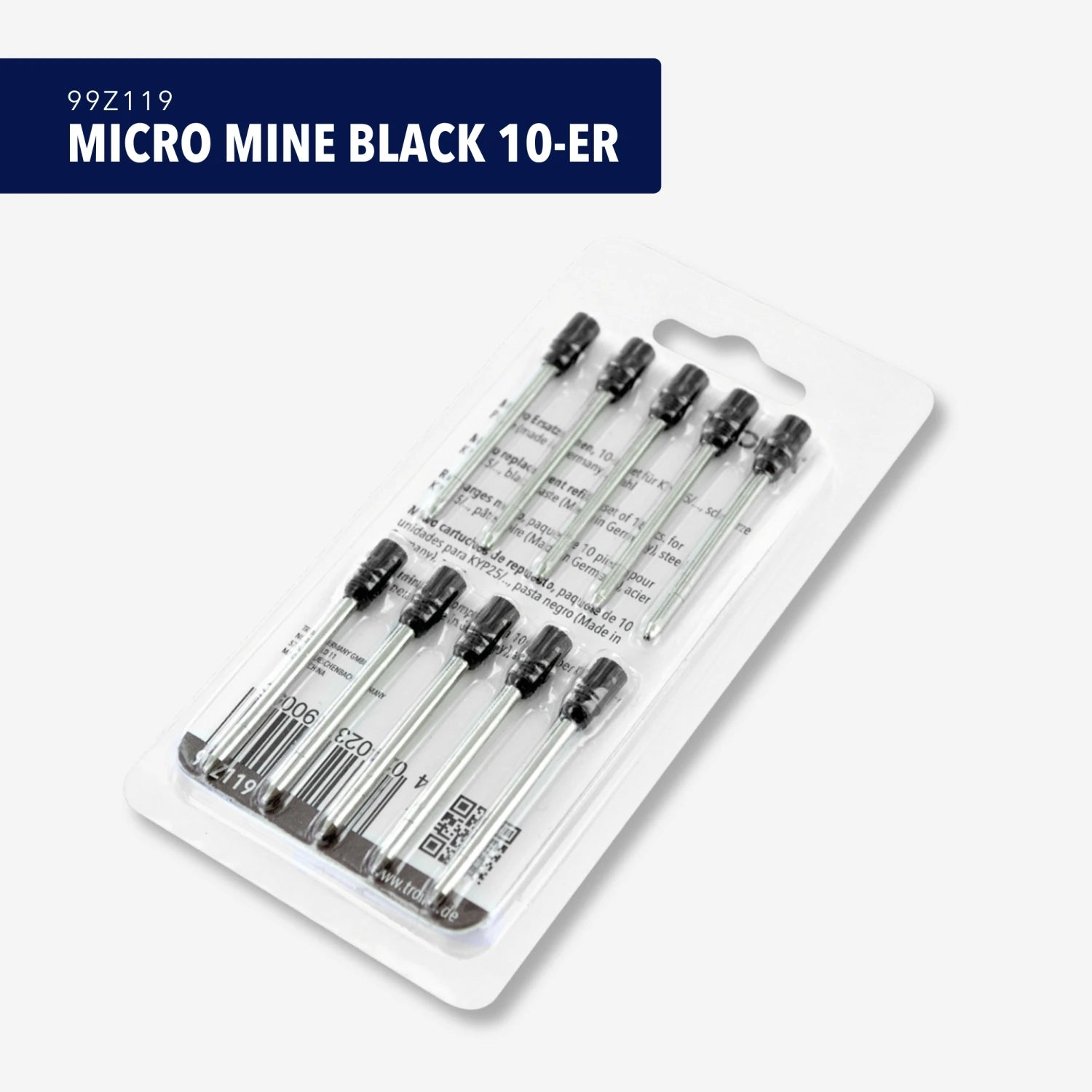 MICRO REFILL BLACK 10-PACK
