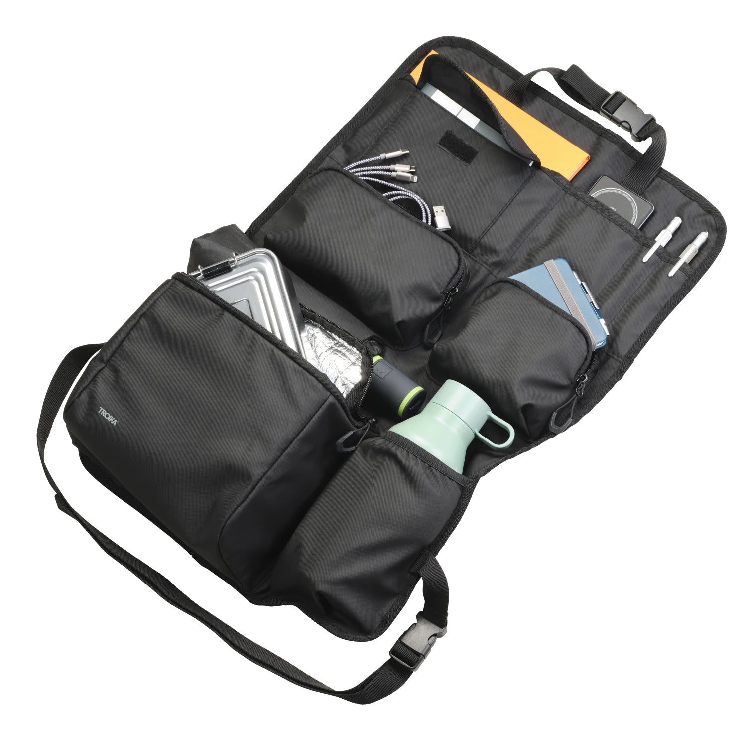 TROIKA BLACK CAR ORGANIZER