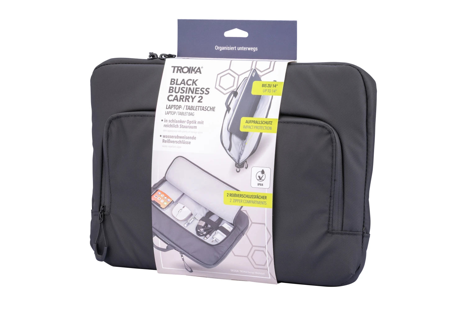 TROIKA BLACK BUSINESS CARRY 2