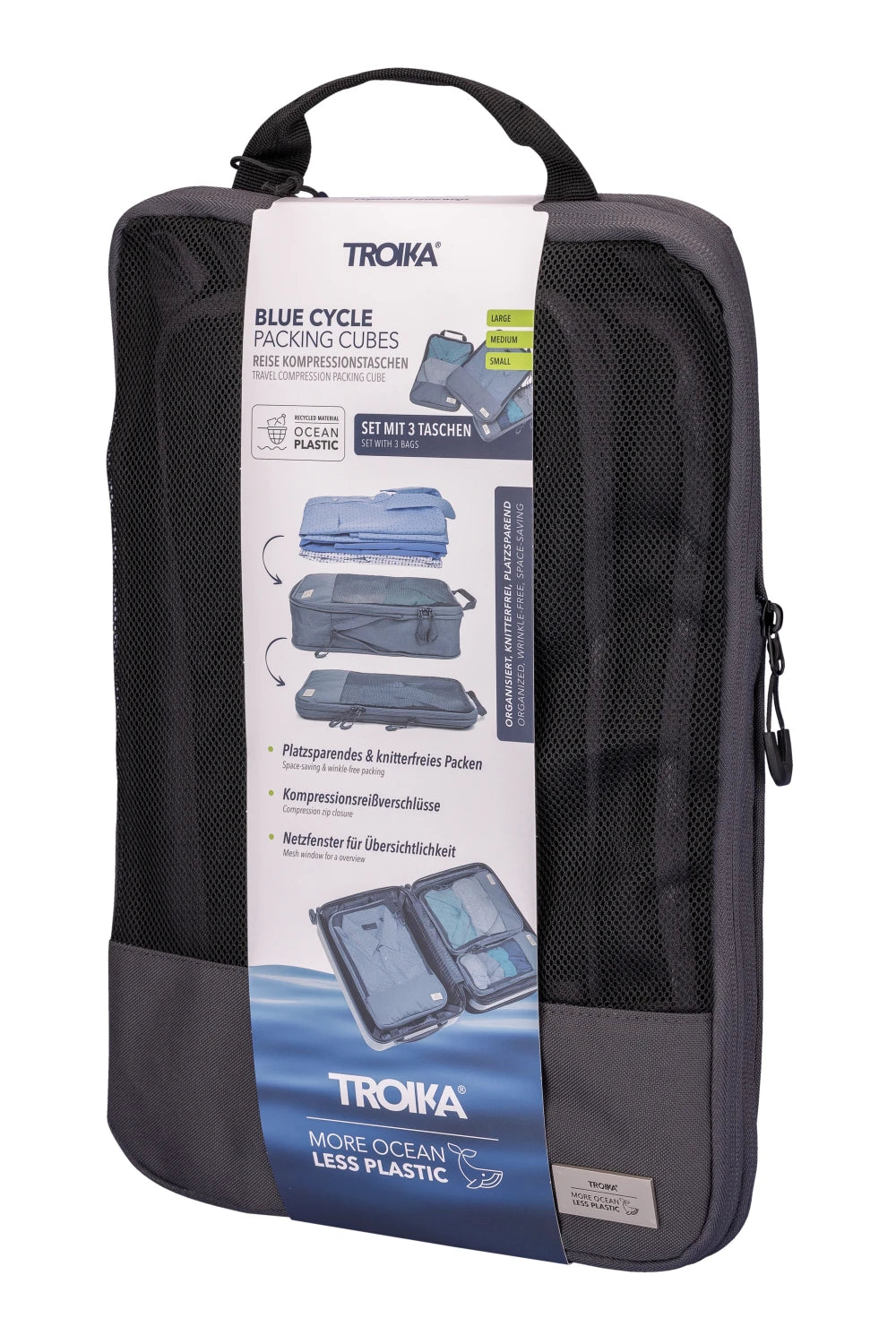 BLUE CYCLE PACKING CUBES