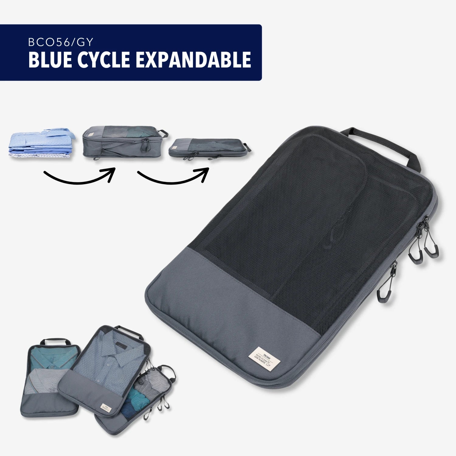 BLUE CYCLE PACKING CUBES