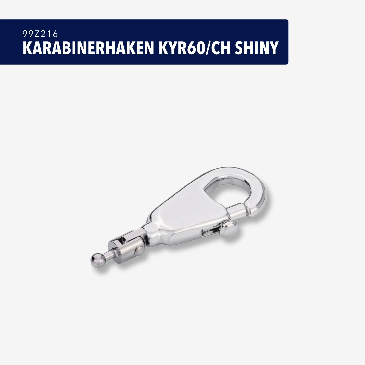 Snap hook KYR60/CH SHINY