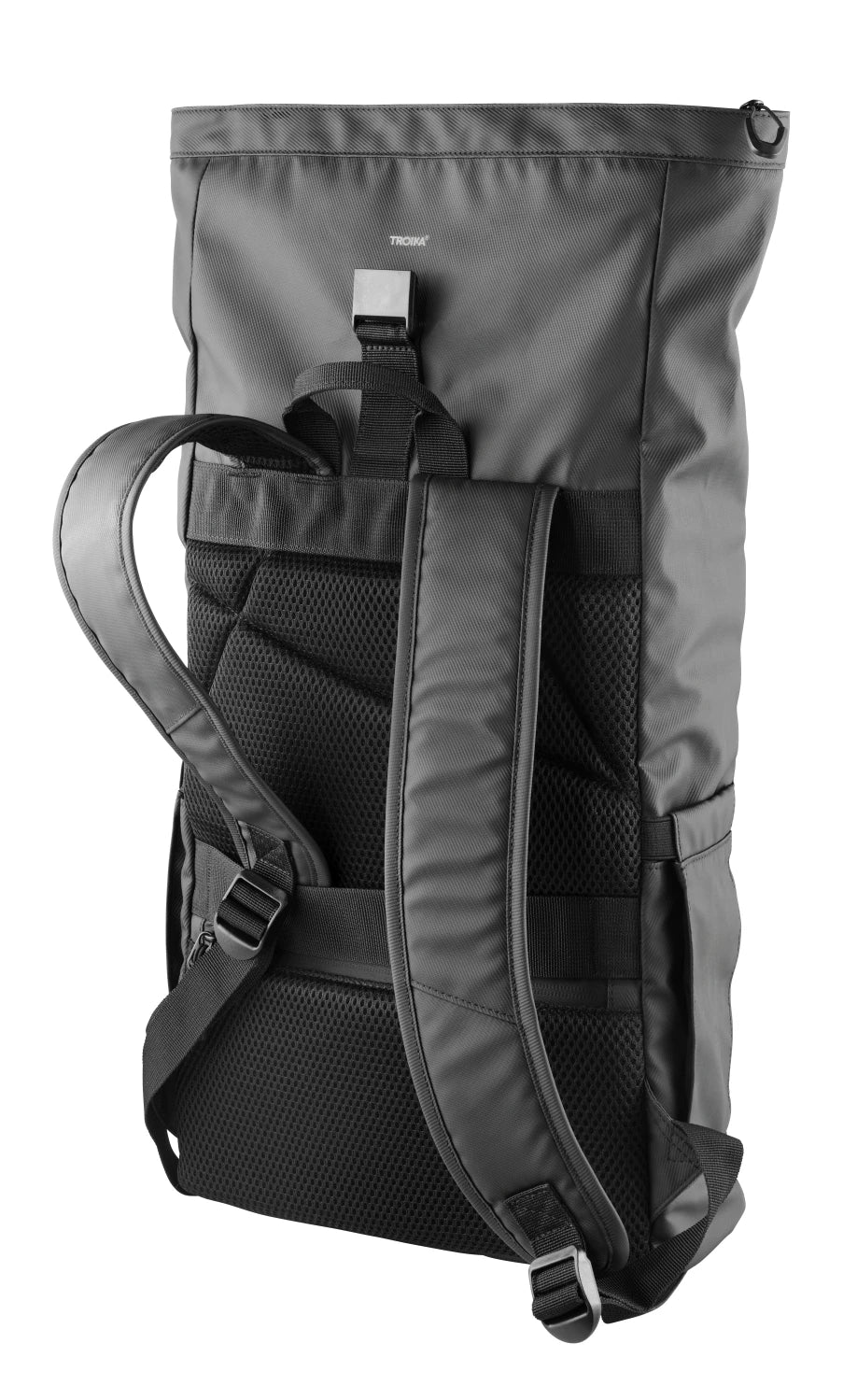 TROIKA BLACK ROLL TOP COMPACT