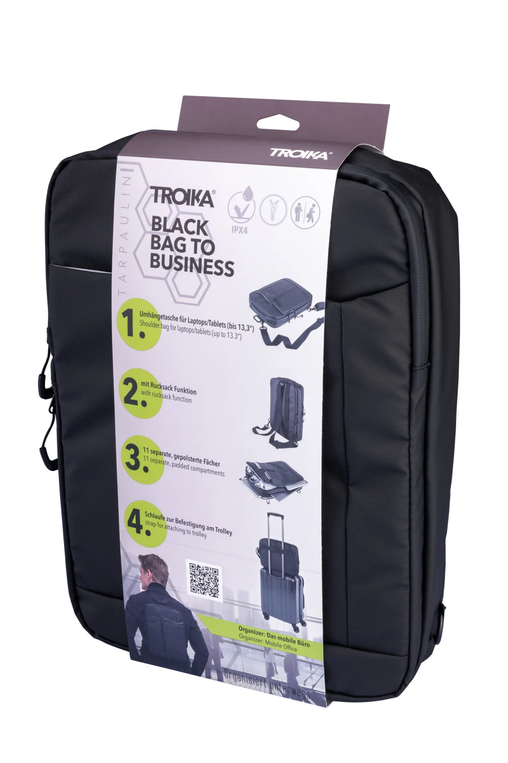 TROIKA BLACK BAG TO BUSINESS