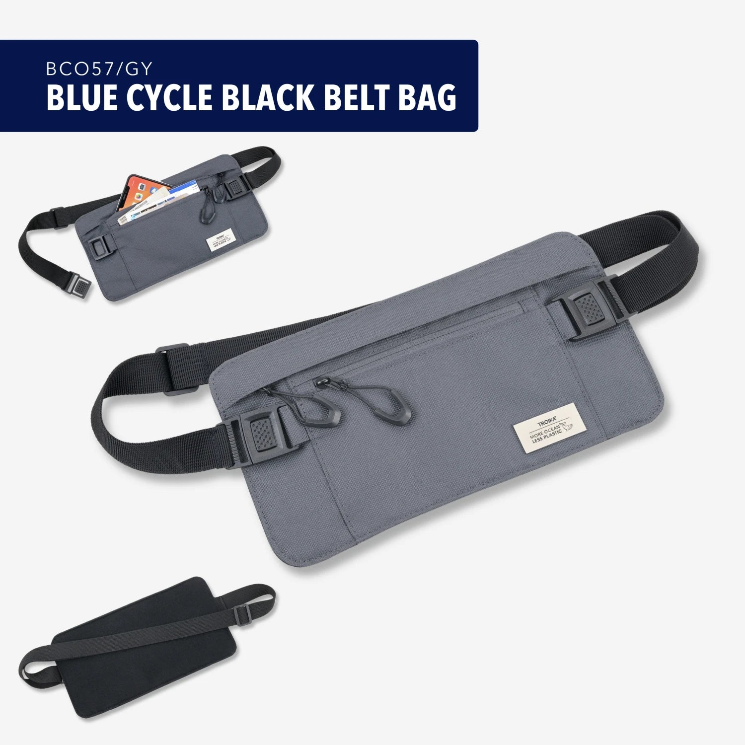 BLUE CYCLE BELT BAG