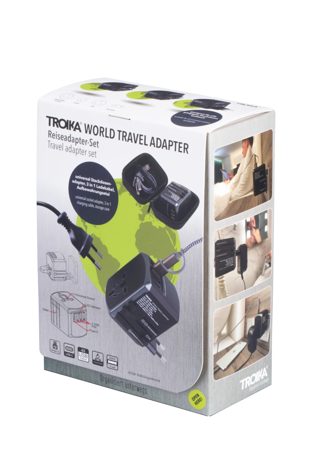 TROIKA WORLD TRAVEL ADAPTER