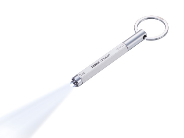 Schlüsselanhänger mit Taschenlampe und Mikrokugelschreiber CONSTRUCTION TROIKA KEYLIGHT