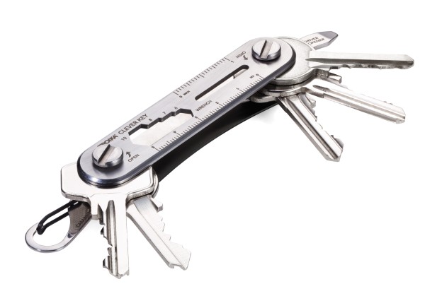 Schlüssel Organizer für max. 6 Schlüssel mit Carbonfront TROIKA CLEVER KEY CARBON