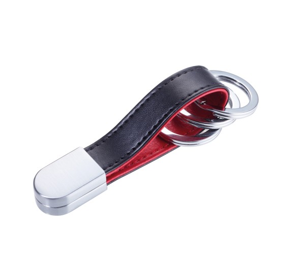 Schlüsselanhänger mit abgerundetem "Twist-Verschluss" TWISTER STYLE RED PEPPER