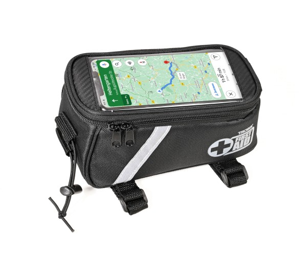 Fahrradtasche für den Rahmen inkl. Erste-Hilfe-Set und Smartphone-Halterung BIKE BAG FIRST AID