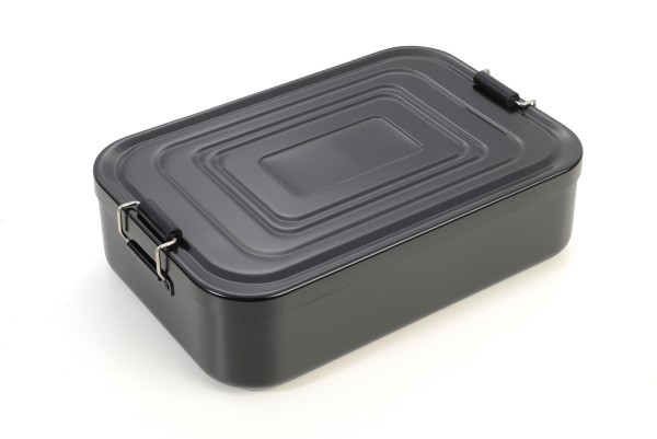 Lunch-Box XL mit Bügelverschluss TROIKA BLACK BOX XL
