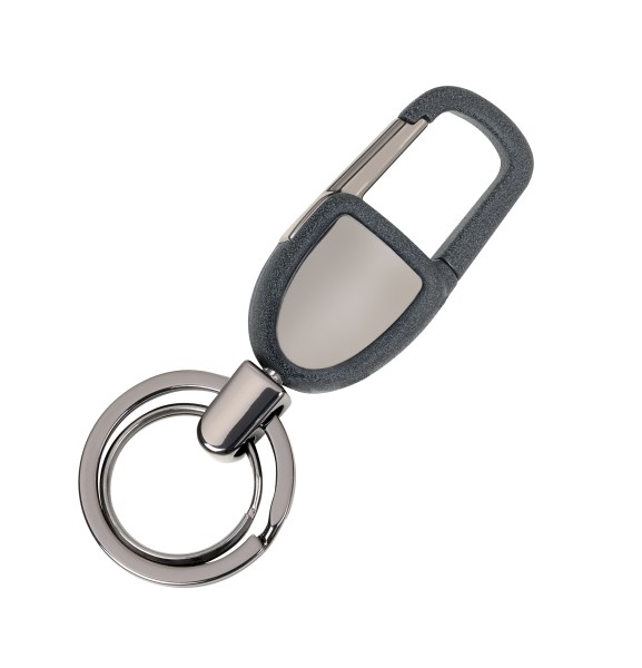 Schlüsselanhänger mit 2 drehbar gelagerten Ringen CARABINIERO